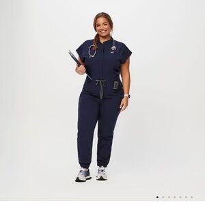 Figs navy jumpsuit size small
